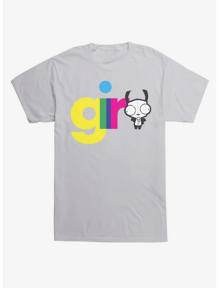 Discount π₯ Invader Zim Gir Neon Script T-Shirt π 1 Discount π₯ Invader Zim Gir Neon Script T-Shirt π