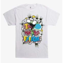 Buy ❤️ Invader Zim I Wanted To Explode T-Shirt 👏