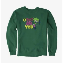 Deals 😉 Invader Zim I Don't Like You Sweatshirt ⌛ -Invader Zim shop 12950548 hi
