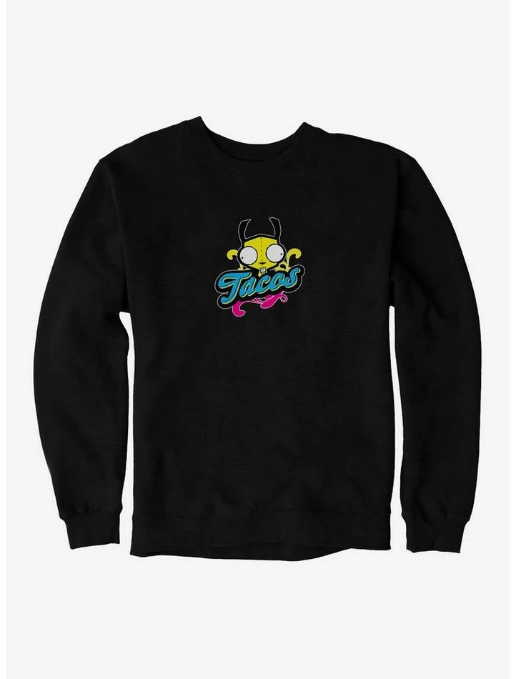 Hot Sale π Invader Zim Tacos Sweatshirt β€οΈ 2 Hot Sale π Invader Zim Tacos Sweatshirt β€οΈ - Image 2