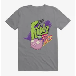 Brand new ✔️ Invader Zim Gir Flying Pigs T-Shirt 😉