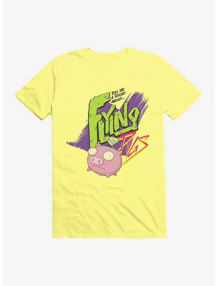 Brand new βοΈ Invader Zim Gir Flying Pigs T-Shirt π 3 Brand new βοΈ Invader Zim Gir Flying Pigs T-Shirt π - Image 3