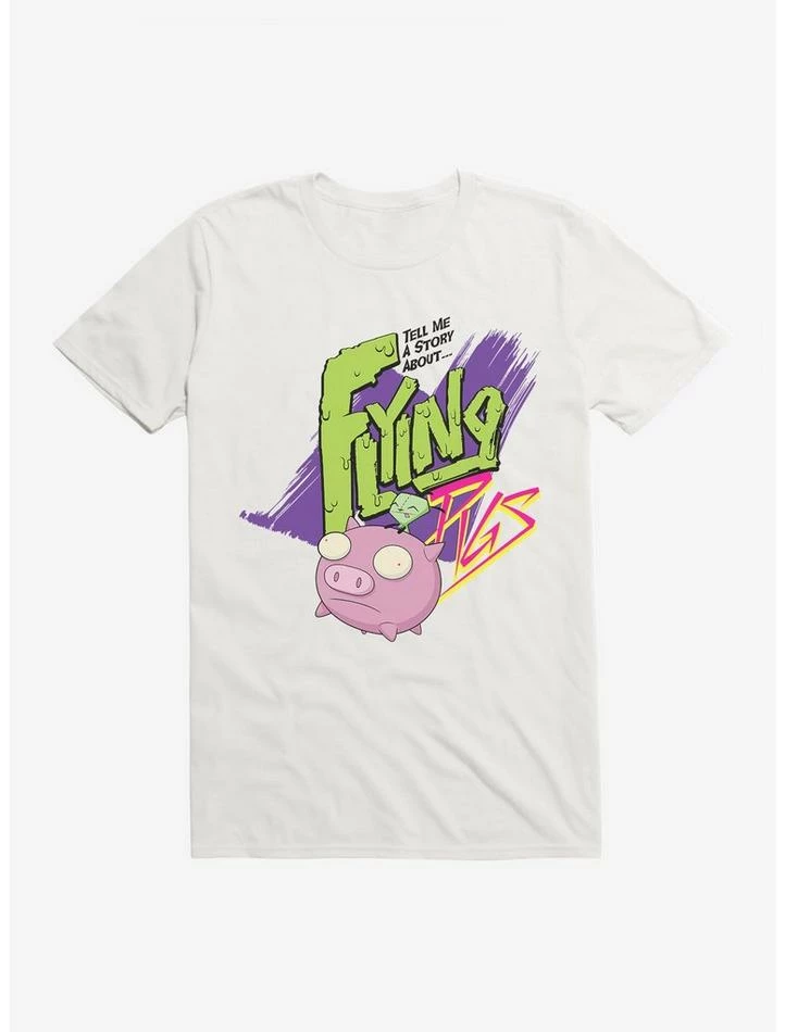 Brand new βοΈ Invader Zim Gir Flying Pigs T-Shirt π 6 Brand new βοΈ Invader Zim Gir Flying Pigs T-Shirt π - Image 6