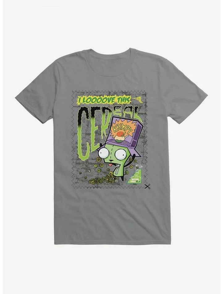 Cheap π Invader Zim I Love Cereal T-Shirt π 1 Cheap π Invader Zim I Love Cereal T-Shirt π