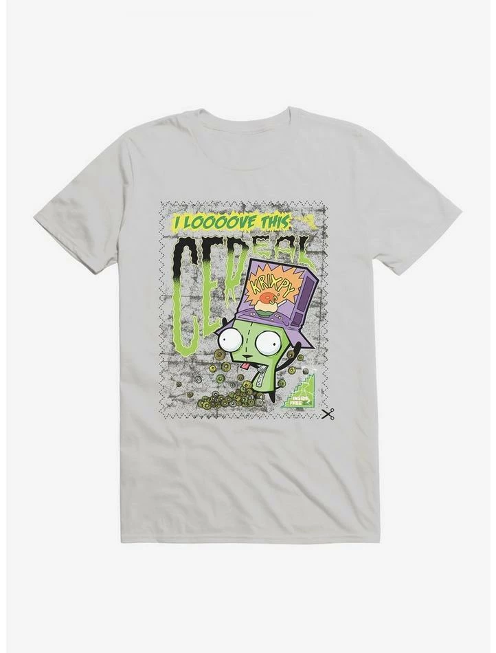 Cheap π Invader Zim I Love Cereal T-Shirt π 3 Cheap π Invader Zim I Love Cereal T-Shirt π - Image 3
