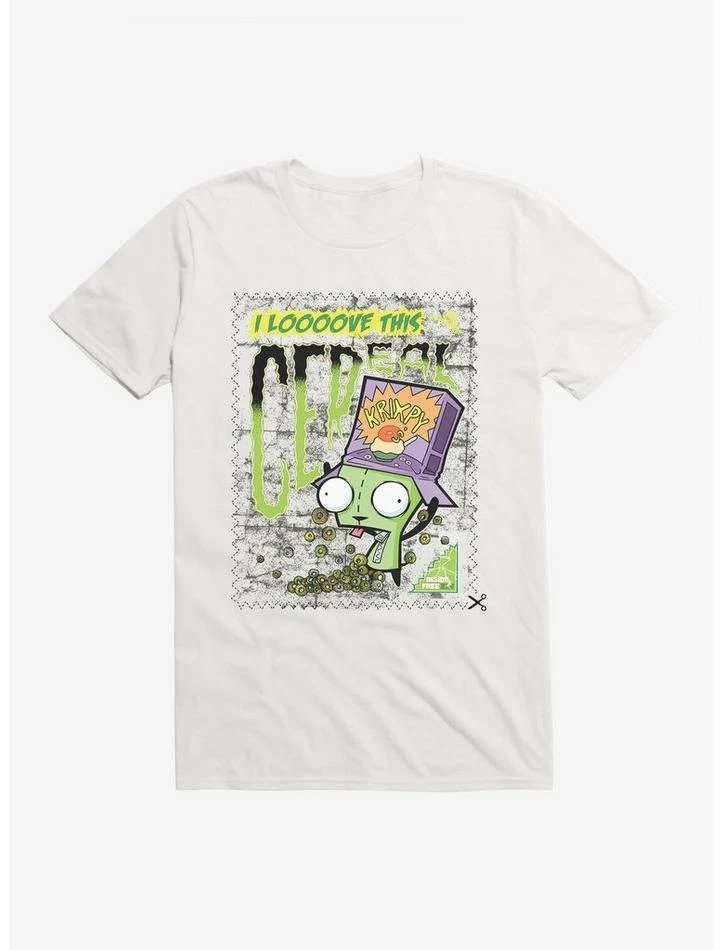 Cheap π Invader Zim I Love Cereal T-Shirt π 4 Cheap π Invader Zim I Love Cereal T-Shirt π - Image 4