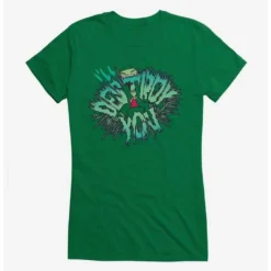 Promo 🤩 Invader Zim Destroy You Girls T-Shirt 💯 -Invader Zim shop 14034782 hi