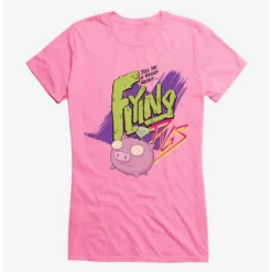 Buy ✨ Invader Zim Gir Flying Pigs 😍 Girls T-Shirt ✔️ -Invader Zim shop 14035194 hi