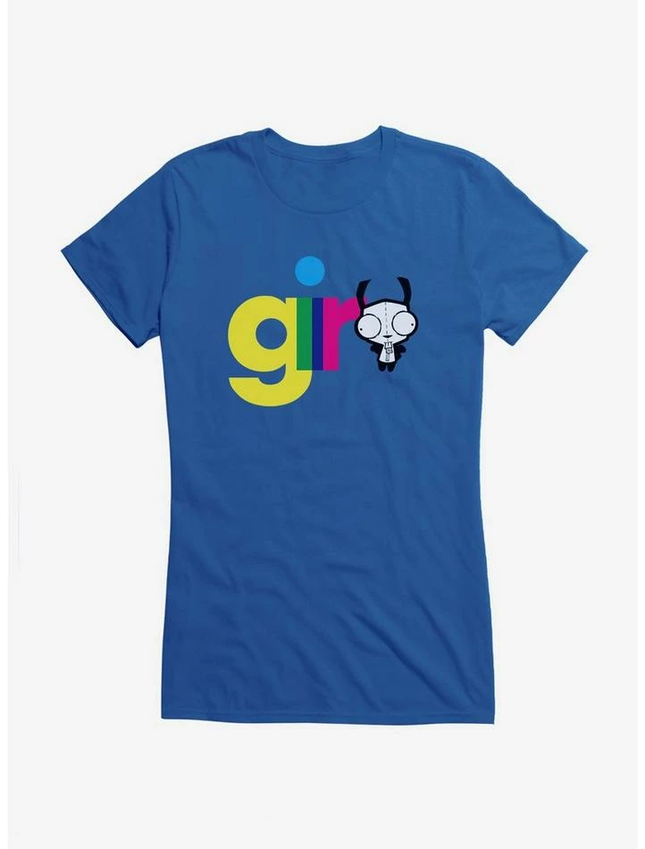 Buy π Invader Zim Gir Neon Script Girls T-Shirt β 5 Buy π Invader Zim Gir Neon Script Girls T-Shirt β - Image 5