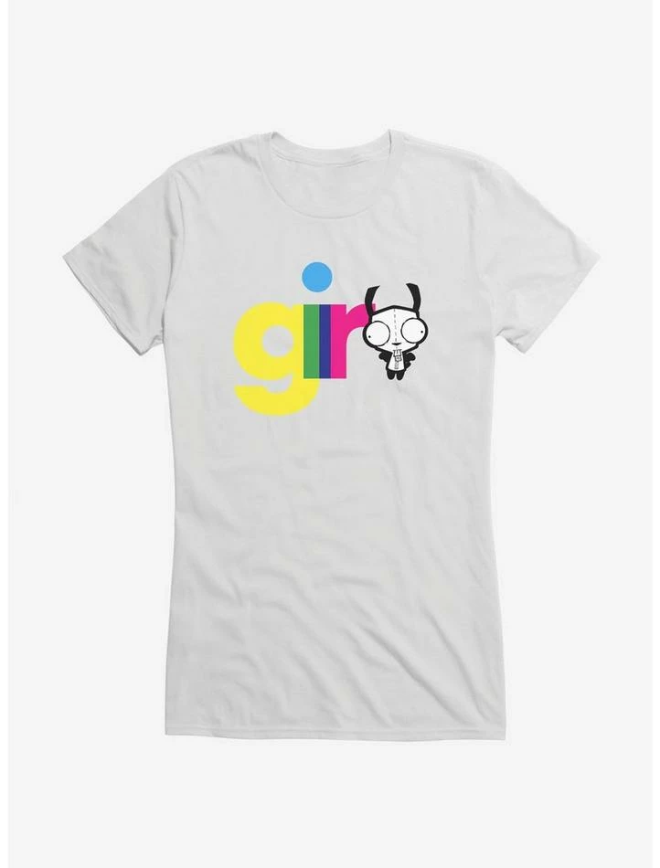 Buy π Invader Zim Gir Neon Script Girls T-Shirt β 1 Buy π Invader Zim Gir Neon Script Girls T-Shirt β