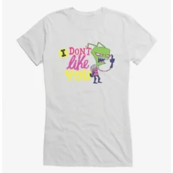 Deals ❤️ Invader Zim I Don't Like You 🌟 Girls T-Shirt ⭐ -Invader Zim shop 14036216 hi