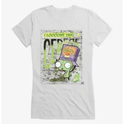 Best deal ✨ Invader Zim I Love Cereal ✔️ Girls T-Shirt ⌛ -Invader Zim shop 14036586 hi