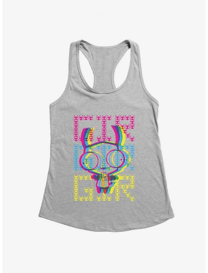 Flash Sale π Invader Zim Gir Neon Stack Girls Tank π 4 Flash Sale π Invader Zim Gir Neon Stack Girls Tank π - Image 4