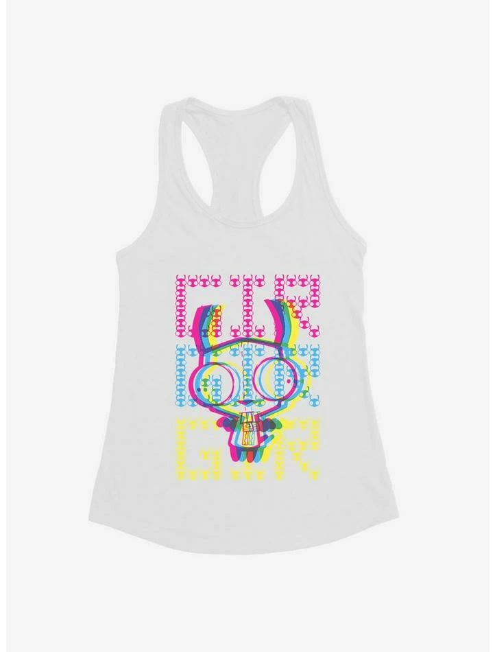 Flash Sale π Invader Zim Gir Neon Stack Girls Tank π 1 Flash Sale π Invader Zim Gir Neon Stack Girls Tank π