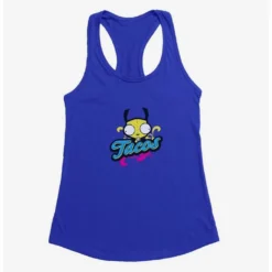 Promo 🔔 Invader Zim Gir Neon Tacos ✔️ Girls Tank ✔️