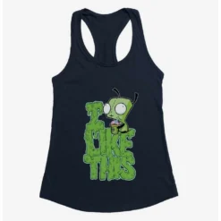Hot Sale 🧨 Invader Zim I Like This Girls Tank ⌛ -Invader Zim shop 16054327 hi
