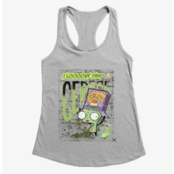 Hot Sale ❤️ Invader Zim I Love Cereal 🎁 Girls Tank 😍 -Invader Zim shop 16054355 hi