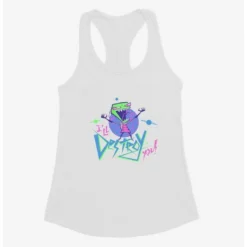 Brand new ⭐ Invader Zim I'll Destroy You 🔔 Girls Tank 💯 -Invader Zim shop 16054446 hi