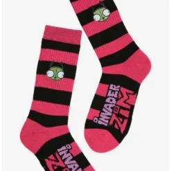 Promo ⌛ Invader Zim GIR Duo Crew Socks ⌛