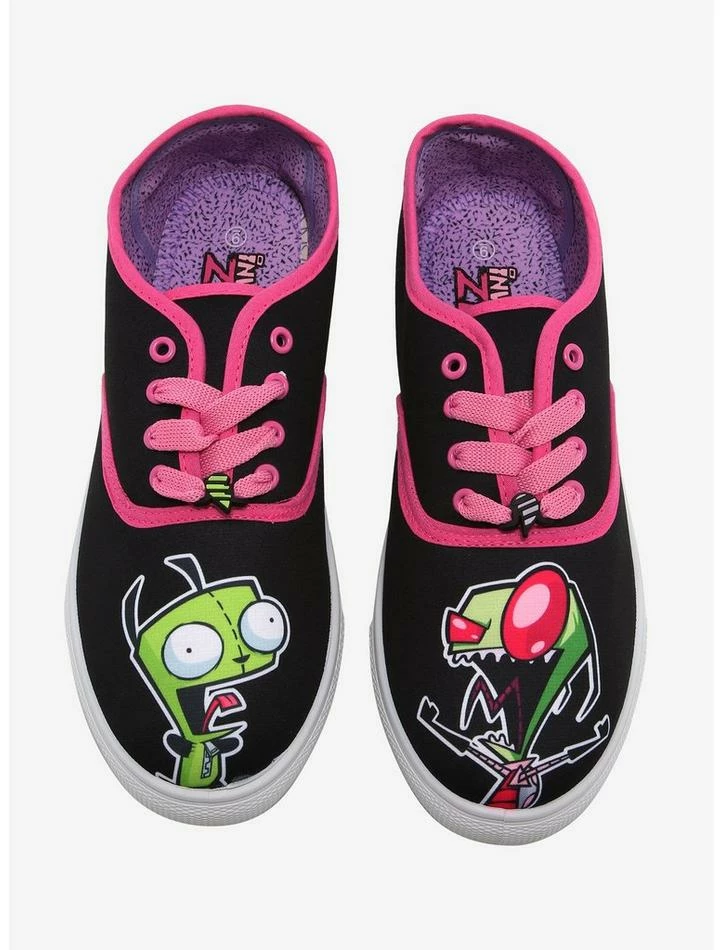 Coupon β€οΈ Invader Zim Zim & GIR Bestie Lace-Up Canvas π Sneakers β€οΈ 1 Coupon β€οΈ Invader Zim Zim & GIR Bestie Lace-Up Canvas π Sneakers β€οΈ