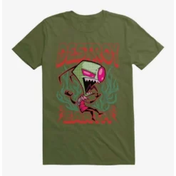 Flash Sale 💯 Invader Zim Unique Destroy T-Shirt 💯 -Invader Zim shop 17584876 hi