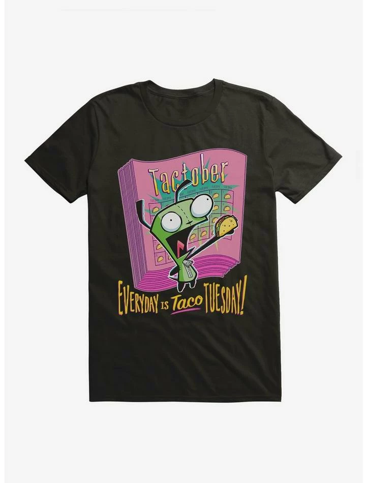 Coupon ⌛ Invader Zim Unique Taco Tuesday T-Shirt ✔️ 4 Coupon ⌛ Invader Zim Unique Taco Tuesday T-Shirt ✔️ - Image 4