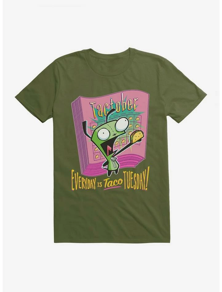 Coupon ⌛ Invader Zim Unique Taco Tuesday T-Shirt ✔️ 2 Coupon ⌛ Invader Zim Unique Taco Tuesday T-Shirt ✔️ - Image 2