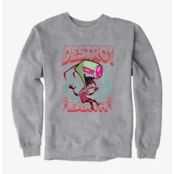 Buy 🎉 Invader Zim Unique Destroy Sweatshirt 🤩 -Invader Zim shop 17588282 hi