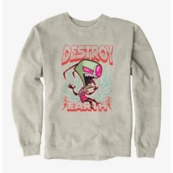 Buy 🎉 Invader Zim Unique Destroy Sweatshirt 🤩 -Invader Zim shop 17588296 hi