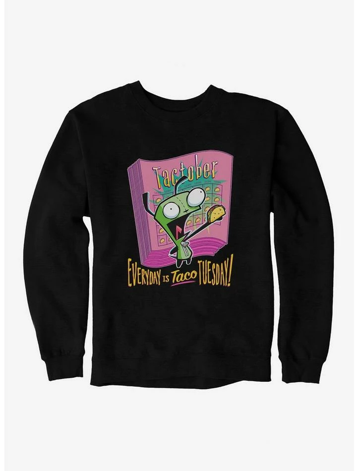 Best reviews of π Invader Zim Unique Taco Tuesday Sweatshirt π― 2 Best reviews of π Invader Zim Unique Taco Tuesday Sweatshirt π― - Image 2