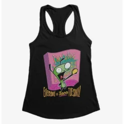 New ❤️ Invader Zim Unique Taco Tuesday Girls Tank 🔥 -Invader Zim shop 17588914 hi