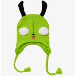 New 🔔 Invader Zim GIR Tassel Beanie 😀