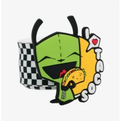 Discount 🤩 Invader Zim GIR Checkered Slap Bracelet ✨
