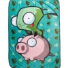 New ❤️ Invader Zim GIR & Pig Throw Blanket 🎉