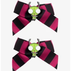 Best reviews of 😉 Invader Zim GIR Stripe Hair Bow Set ⌛
