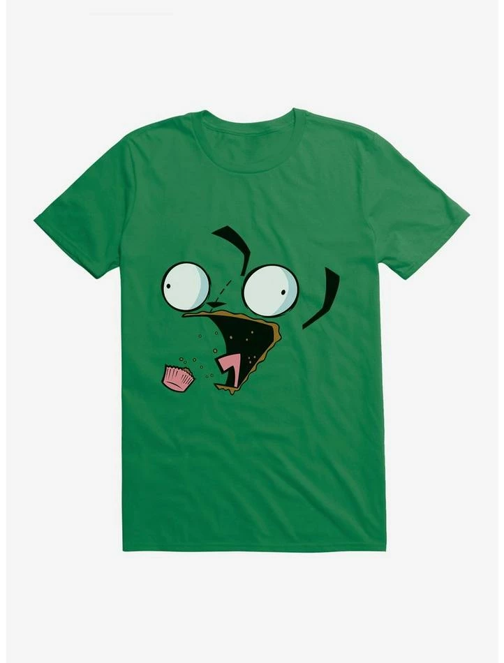 Flash Sale β¨ Invader Zim Big Face Eating Cupcake T-Shirt π₯° 1 Flash Sale β¨ Invader Zim Big Face Eating Cupcake T-Shirt π₯°