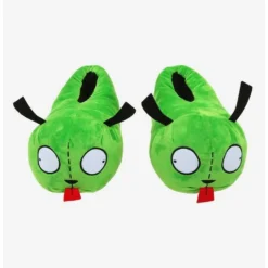Cheapest ⭐ Invader Zim GIR Plush Slippers 🔥