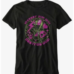Outlet ✔️ Invader Zim Destroy You Boyfriend Fit ✔️ Girls T-Shirt ✔️