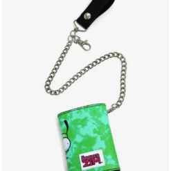 Outlet π₯° Invader Zim GIR Split Trifold Chain Wallet β¨
