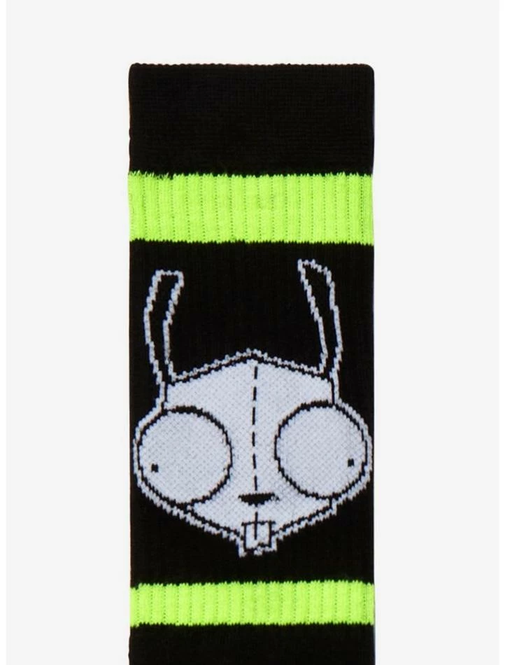 Cheapest π Invader Zim GIR Varsity Stripe Crew π Socks β¨ 2 Cheapest π Invader Zim GIR Varsity Stripe Crew π Socks β¨ - Image 2