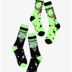 Best reviews of 🛒 Invader Zim Duo Crew 😀 Socks 2 Pair ✔️