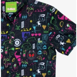Hot Sale 💯 RSVLTS Invader Zim Operation Impending Doom 2 KUNUFLEX Short Sleeve Shirt 😉 -Invader Zim shop 19614906 av4