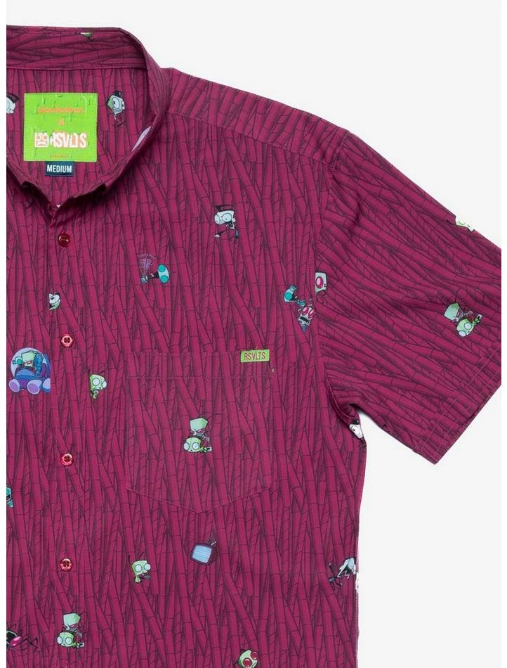 Cheapest ❤️ RSVLTS Invader Zim The Nightmare Begins KUNUFLEX Short Sleeve ✨ Shirt ⌛ 2 Cheapest ❤️ RSVLTS Invader Zim The Nightmare Begins KUNUFLEX Short Sleeve ✨ Shirt ⌛ - Image 2