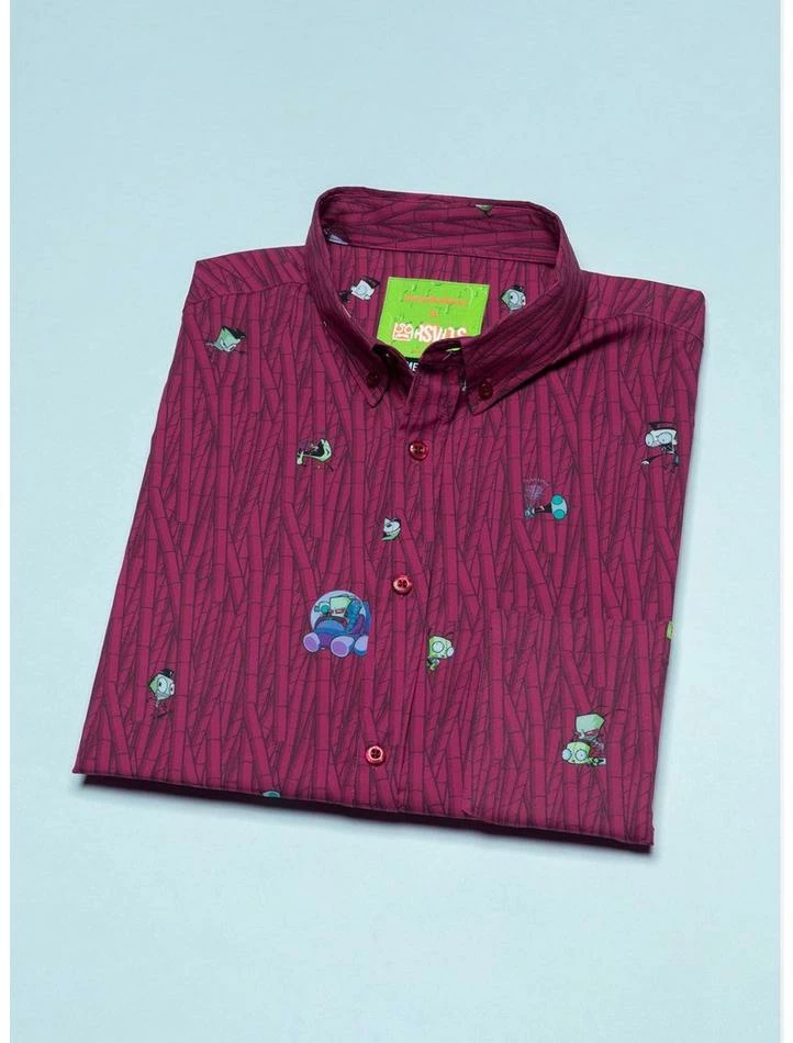 Cheapest ❤️ RSVLTS Invader Zim The Nightmare Begins KUNUFLEX Short Sleeve ✨ Shirt ⌛ 3 Cheapest ❤️ RSVLTS Invader Zim The Nightmare Begins KUNUFLEX Short Sleeve ✨ Shirt ⌛ - Image 3