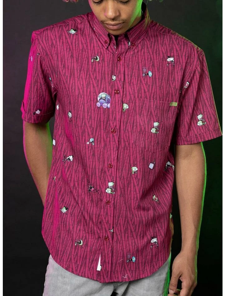 Cheapest ❤️ RSVLTS Invader Zim The Nightmare Begins KUNUFLEX Short Sleeve ✨ Shirt ⌛ 4 Cheapest ❤️ RSVLTS Invader Zim The Nightmare Begins KUNUFLEX Short Sleeve ✨ Shirt ⌛ - Image 4