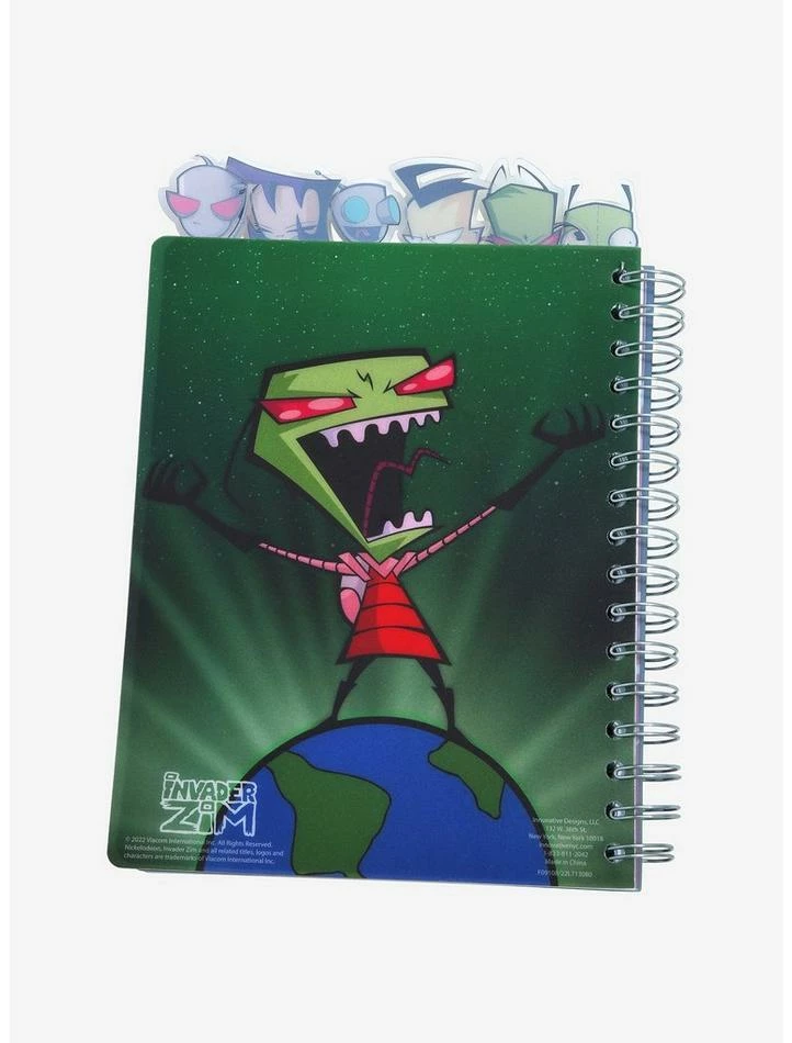 Best Pirce ✔️ Invader Zim Earth Tabbed Journal ✨ 3 Best Pirce ✔️ Invader Zim Earth Tabbed Journal ✨ - Image 3