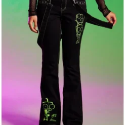 Budget βοΈ Invader Zim GIR Suspender Flare Pants π