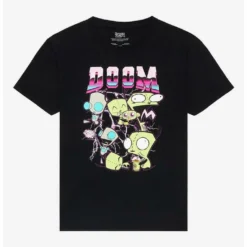 Outlet ✔️ Invader Zim GIR Doom Boyfriend Fit ✔️ Girls T-Shirt 🥰