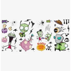 Brand new 🤩 Invader Zim Peel & Stick Wall Decals ✔️