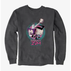 New ⭐ Invader Zim Gaz, Dib & Professor Membrane Sweatshirt ❤️ -Invader Zim shop 20155793 hi